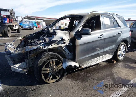 2015 Mercedes-Benz Ml 350 4Matic z USA, uszkodzony, nr VIN 4JGDA5HB4FA607969